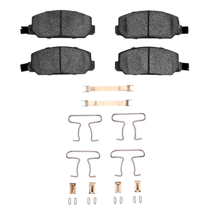 R1 Concepts R1 76-82 Honda Accord Sedan Front Optimum OE Pads & Hardware Kit