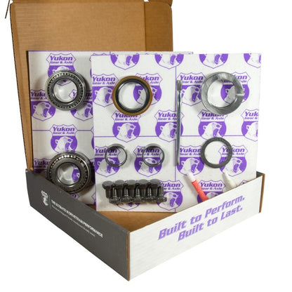 Yukon Gear & Axle Yukon Gear 8.5in GM 4.56 Rear Ring & Pinion Install Kit Axle Bearings 1.625in Case Journal