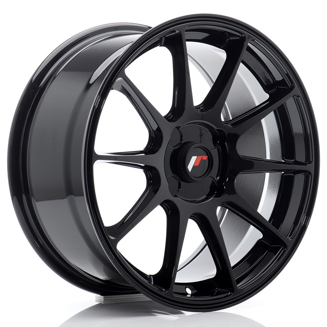 JR Wheels JR1117804X2067GB1 - JR11 17x8 ET20-35 4H BLANK Gloss Black