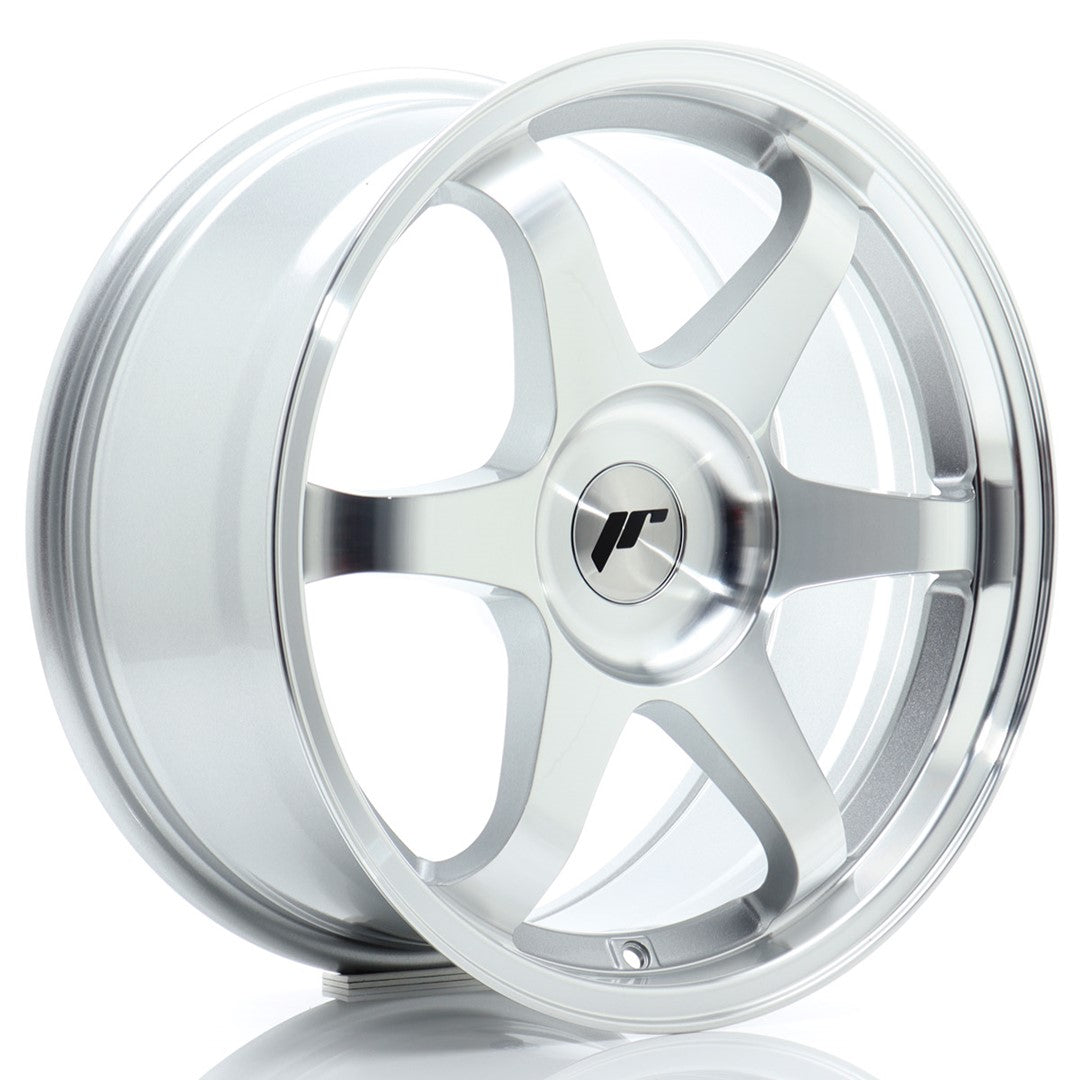 JR Wheels JR31780XX2072SM1 - JR3 17x8 ET20-35 BLANK Silver Machined Face