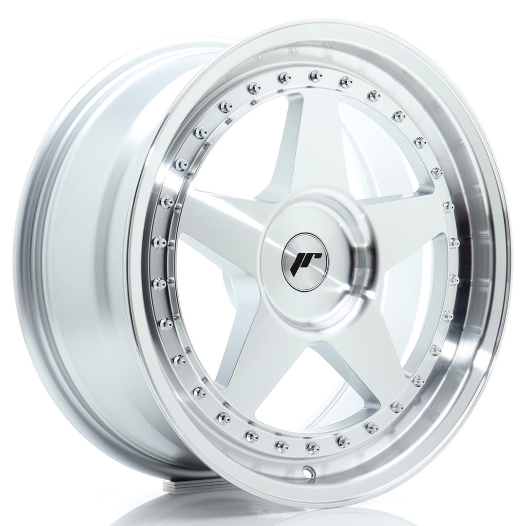 JR Wheels JR61885F1XX2072SM1 - JR6 18x8,5 ET20-40 BLANK Silver Machined Face