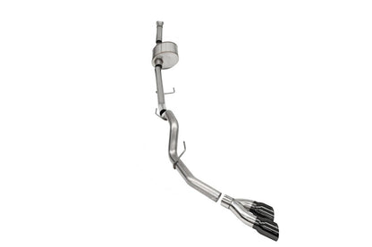 CORSA Performance Corsa 2021-2025 Ford F-150 SuperCab/6.5in Bed 5.0L V8 Xtreme Cat-Back Single Side Exit-Black PVD