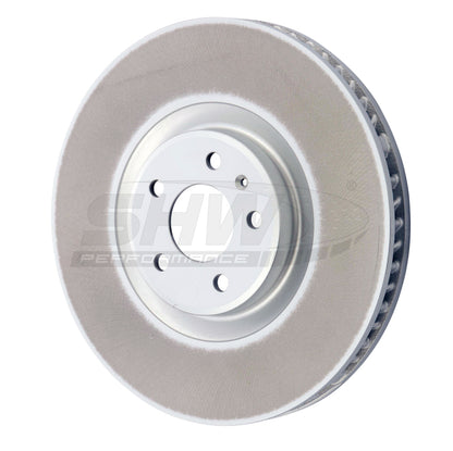 SHW Performance SHW 20-21 Porsche Macan GTS 2.9L Right Front Smooth Monobloc Brake Rotor (95B615302AA)
