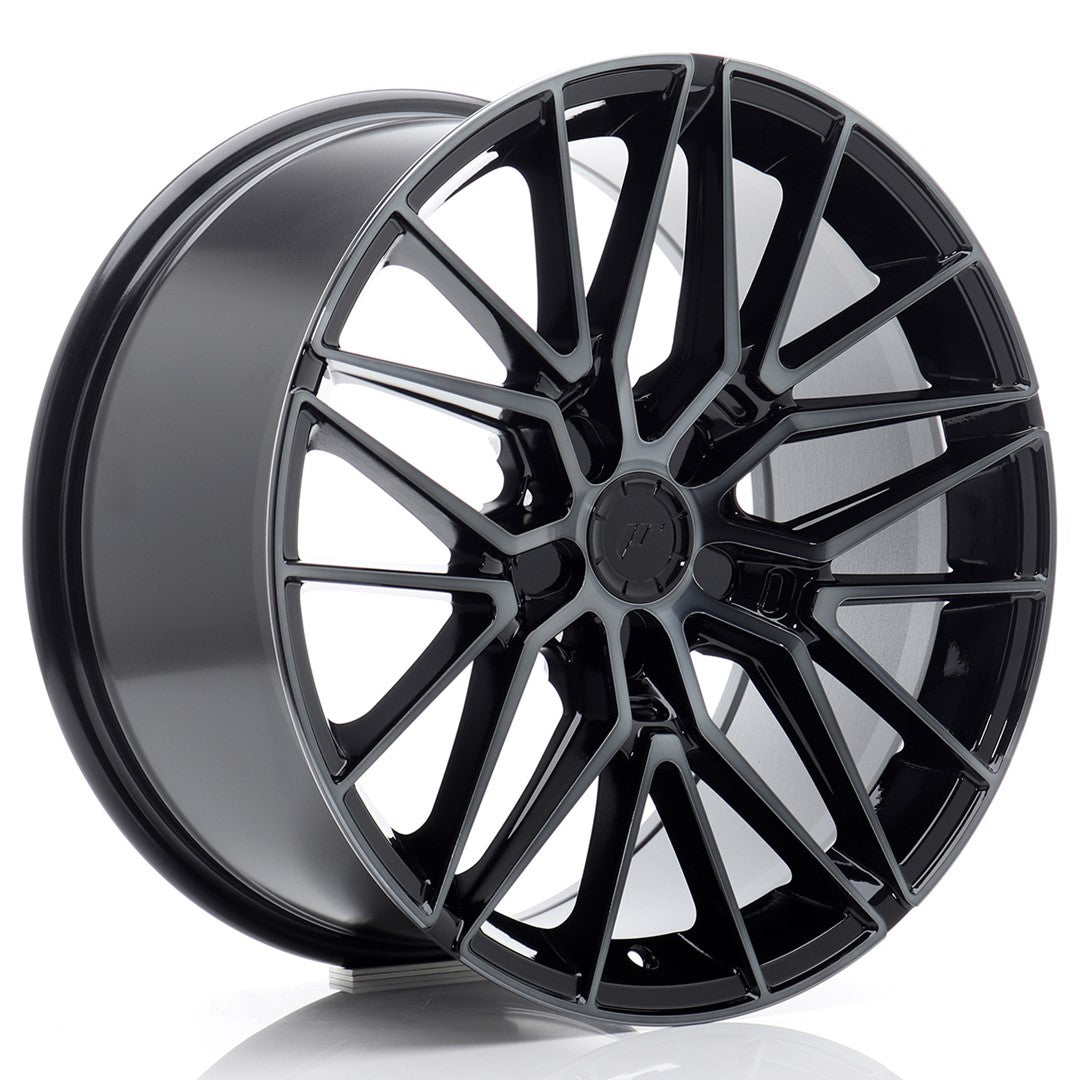 JR Wheels JR381890F25X2072BMTF - JR38 18x9 ET20-45 5H BLANK Black Machined w/ Tinted Face