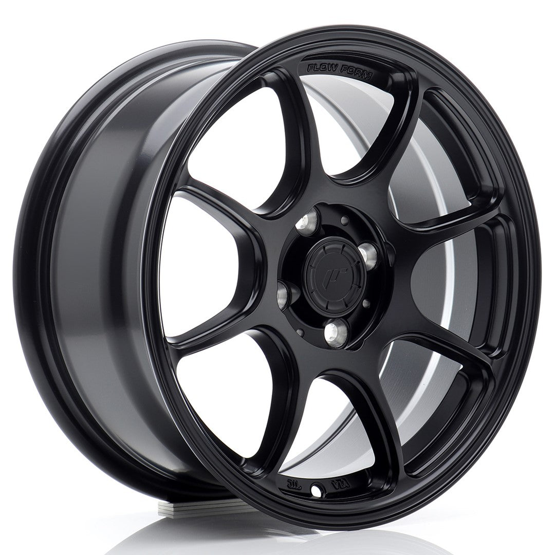 JR Wheels SL041570F14F2565BF - SL04 15x7 ET25 4x108 Matt Black