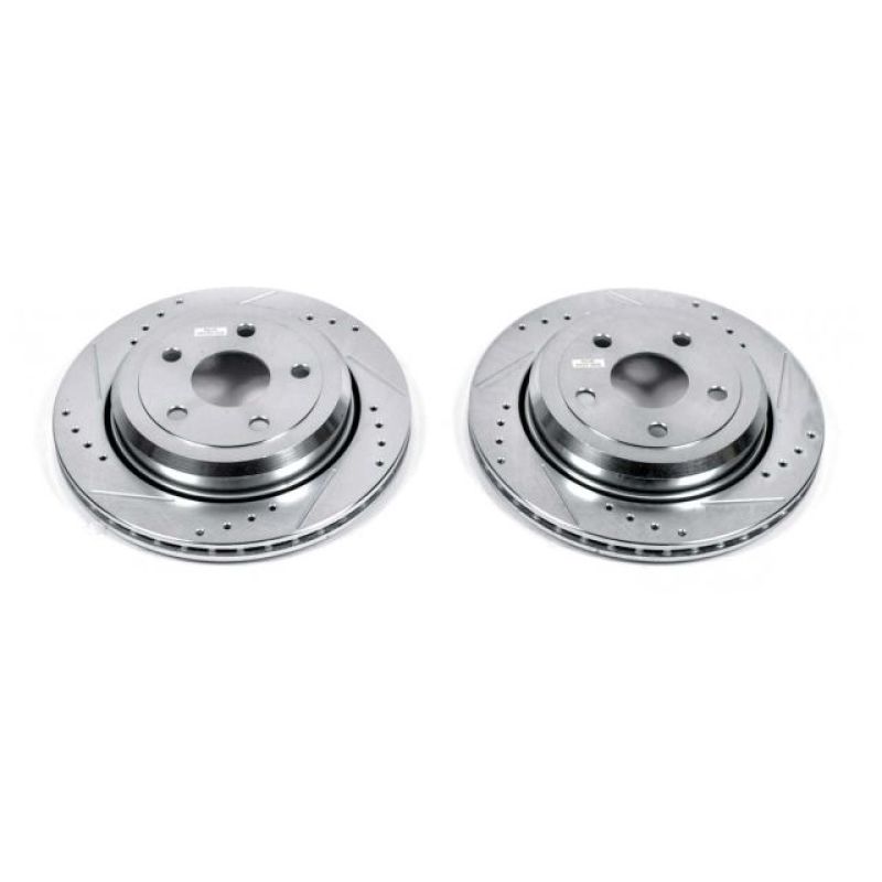 PowerStop Power Stop 11-19 Dodge Durango Rear Evolution Drilled & Slotted Rotors - Pair