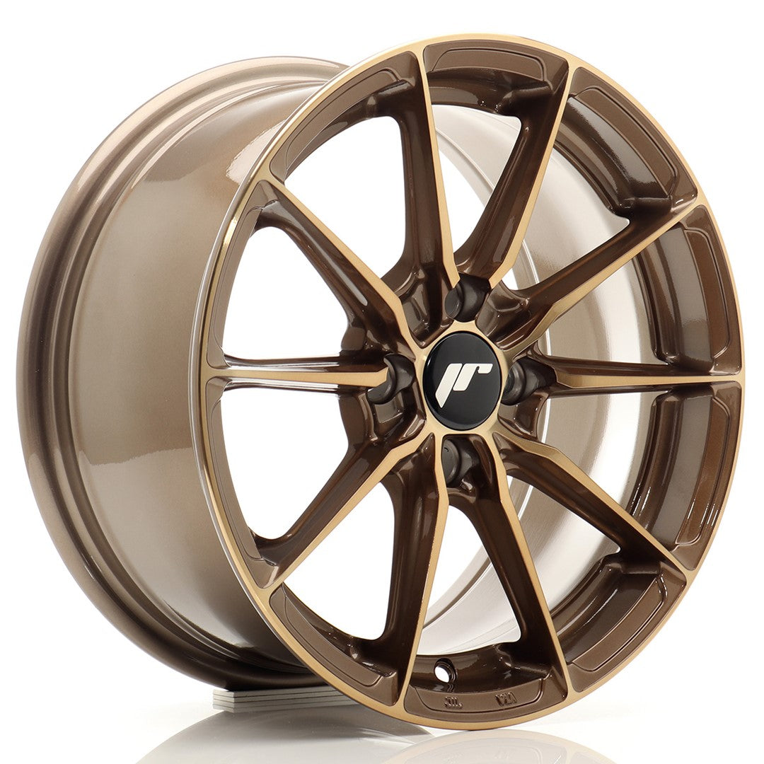 JR Wheels JR3715704H3867BZP - JR37 15x7 ET38 4x100 Platinum Bronze