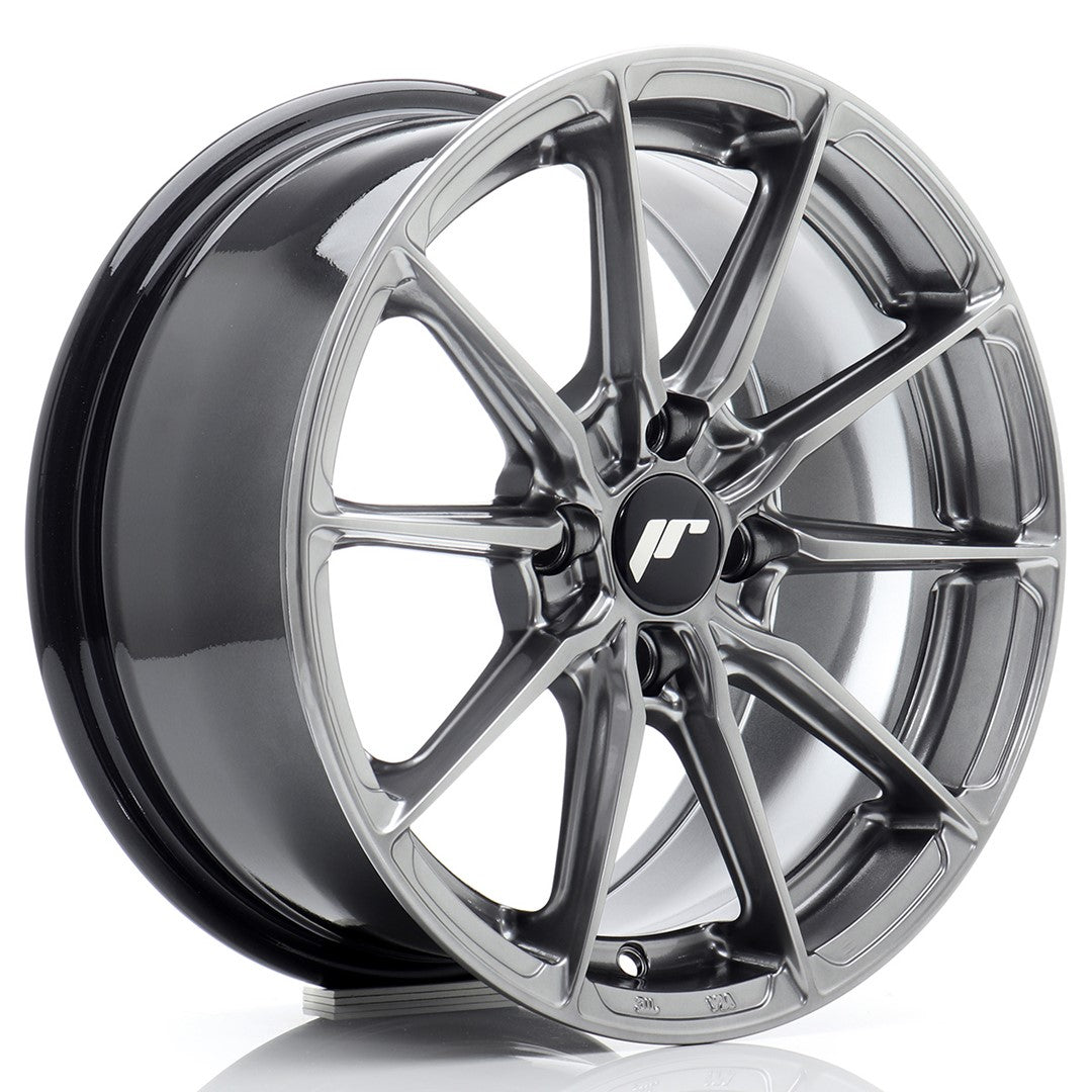 JR Wheels JR3715704H3867HB - JR37 15x7 ET38 4x100 Hyper Black