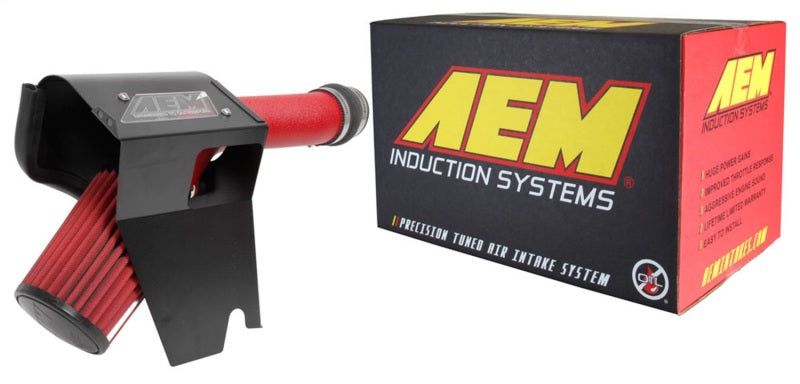 AEM Induction AEM 2018 Subaru WRX STI 2.5L H4 F/I Cold Air Intake System - Wrinkle Red