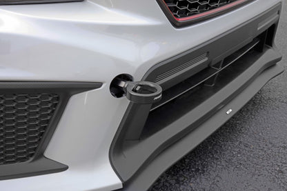 Perrin Performance PERRIN 18-21 Subaru WRX & STI / 13-25 BRZ / 17-20 Toyota 86 Tow Hook Kit (Front) - Flat Black