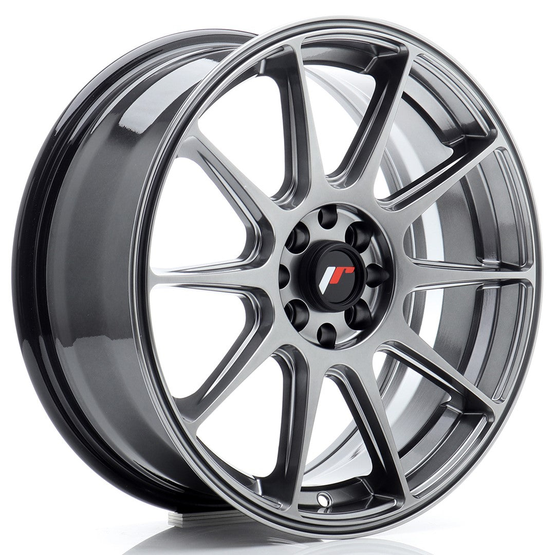 JR Wheels JR11177142567HB - JR11 17x7 ET25 4x100/108 Hyper Black