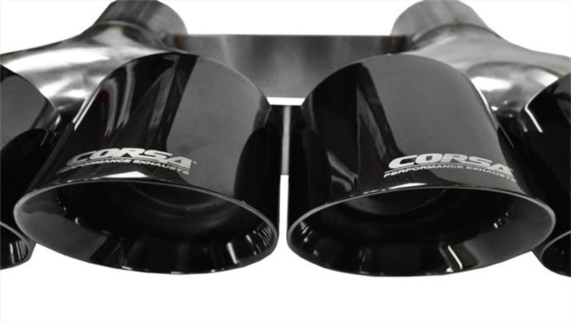 CORSA Performance Corsa 2014-2020 Chevrolet Corvette 6.2L V8 Quad 45in Polished Black Pro-Series Tip Kit