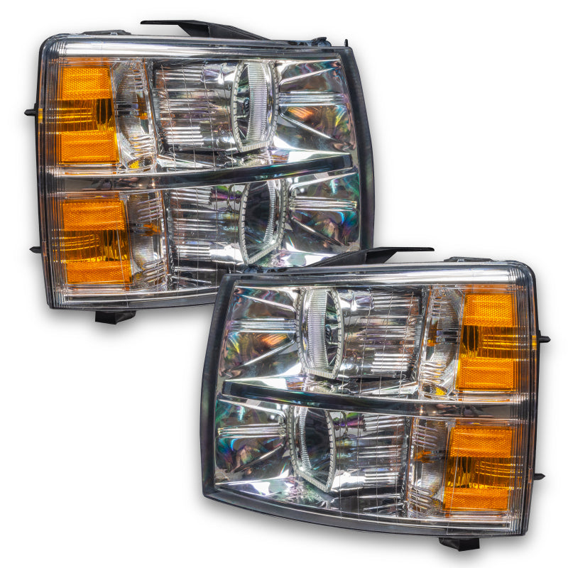 ORACLE Lighting Oracle 07-13 Chevrolet Silverado SMD HL - Square Style - ColorSHIFT w/ Simple Controller