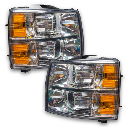 ORACLE Lighting Oracle 07-13 Chevrolet Silverado SMD HL - Square Style - ColorSHIFT w/ 2.0 Controller