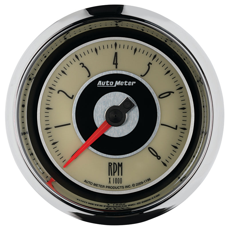 Autometer Cruiser In-Dash Tachometer 3 3/8in 8k RPM Gauge