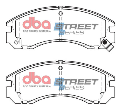 DBA 91-99 Mitsubishi 3000GT (Excl VR-4 Models) Street Series Front Brake Pads