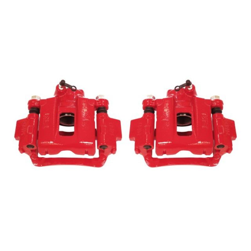 PowerStop Power Stop 03-09 Toyota 4Runner Rear Red Calipers w/Brackets - Pair