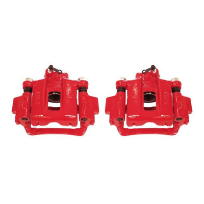 PowerStop Power Stop 03-09 Toyota 4Runner Rear Red Calipers w/Brackets - Pair