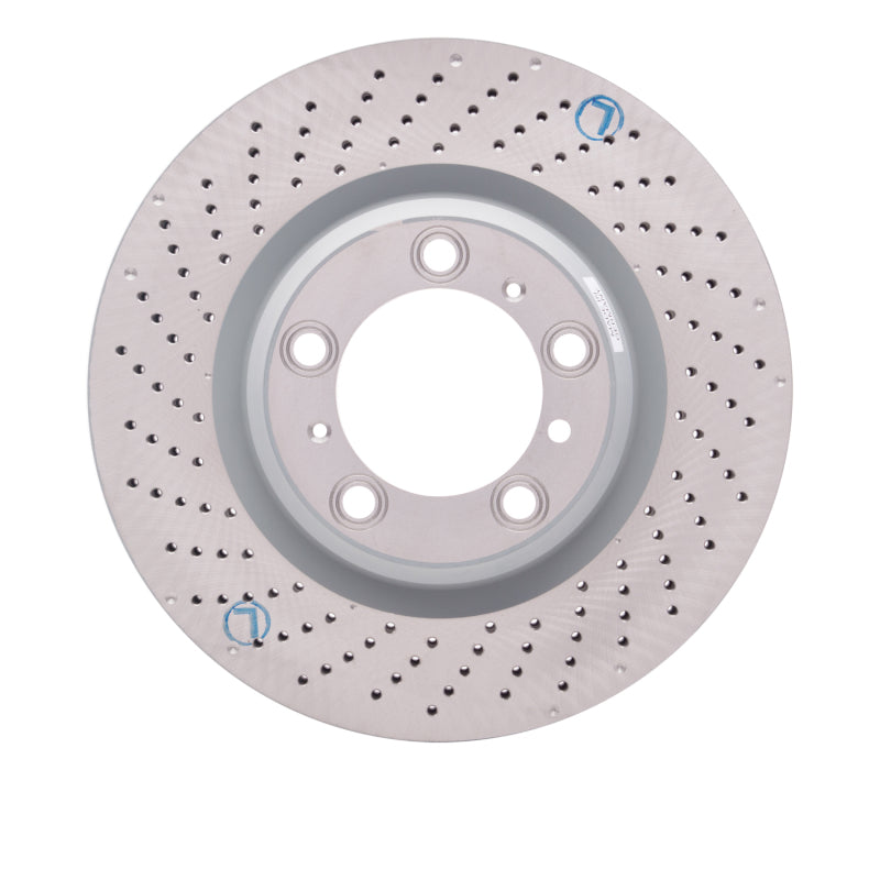 DFC 10-23 Porsche 911 Left Rear Drilled Hi-Carbon Alloy Geomet Coated Rotor