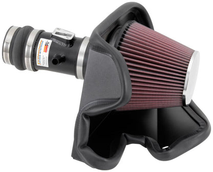 K&N Engineering K&N 69 Series Typhoon Performance Intake Kit 13-14 Nissan Altima/Pathfinder 3.5L V6