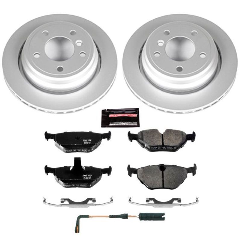 PowerStop Power Stop 01-03 BMW 525i Rear Z23 Evolution Sport Coated Brake Kit