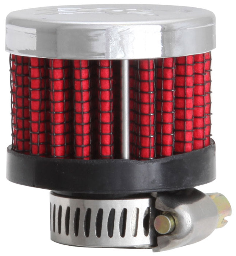 K&N Engineering K&N Rubber Base Crankcase Vent Filter - 0.55in Flange ID 1.375in OD 1.125in Height