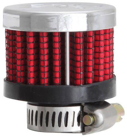 K&N Engineering K&N Rubber Base Crankcase Vent Filter - 0.55in Flange ID 1.375in OD 1.125in Height