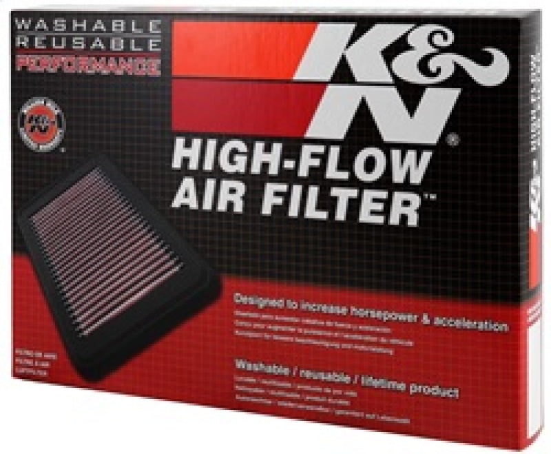 K&N Engineering K&N Replacement Air Filter 05-09 Ferrari F360 11.125in O/S Length x 7.625 O/S Width x 1.313in H