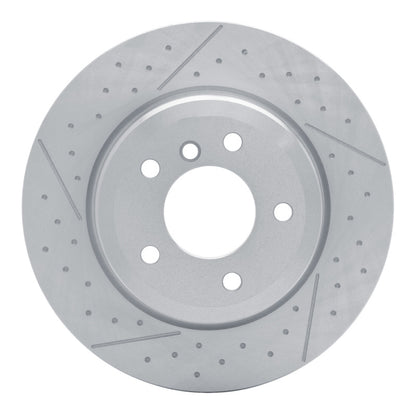 DFC 13-13 BMW 135IS Rear Brake Rotor - Dimpled and Slotted