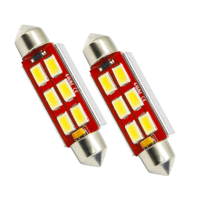 ORACLE Lighting Oracle 44MM 6 LED 3-Chip Festoon Bulbs (Pair) - Cool White