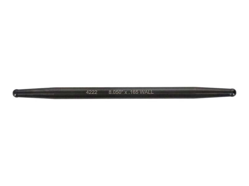 Manley Performance Manley Push Rod - 7/16 Dia. - 10.850 Length - 0.165 Wall - 4130 Chrome Moly - Swedged End - Set of 8