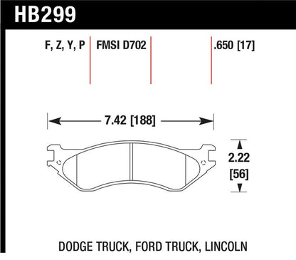 Hawk Performance Ceramic Street Brake Pads