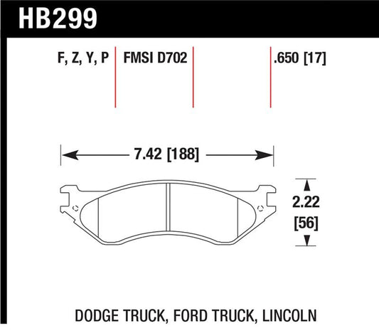 Hawk Performance Ceramic Street Brake Pads