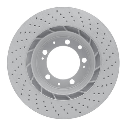 DFC 98-98 Porsche 911 Left Rear Drilled Hi-Carbon Alloy Geomet Coated Rotor