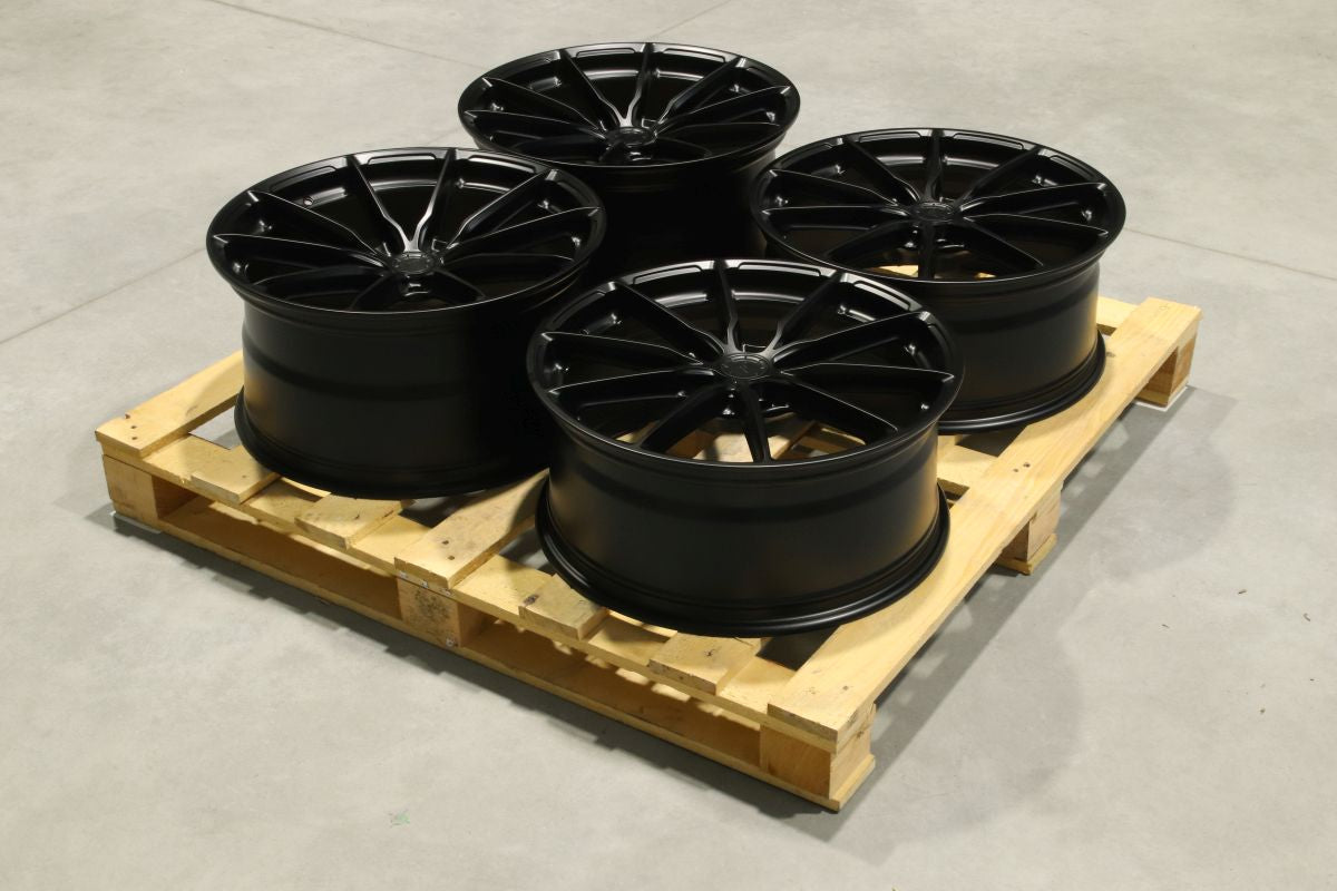 JR Wheels SET-JR#349 Set of JR37 20x8,5 ET35 + 20x10 ET45 5x114,3 Matt Black