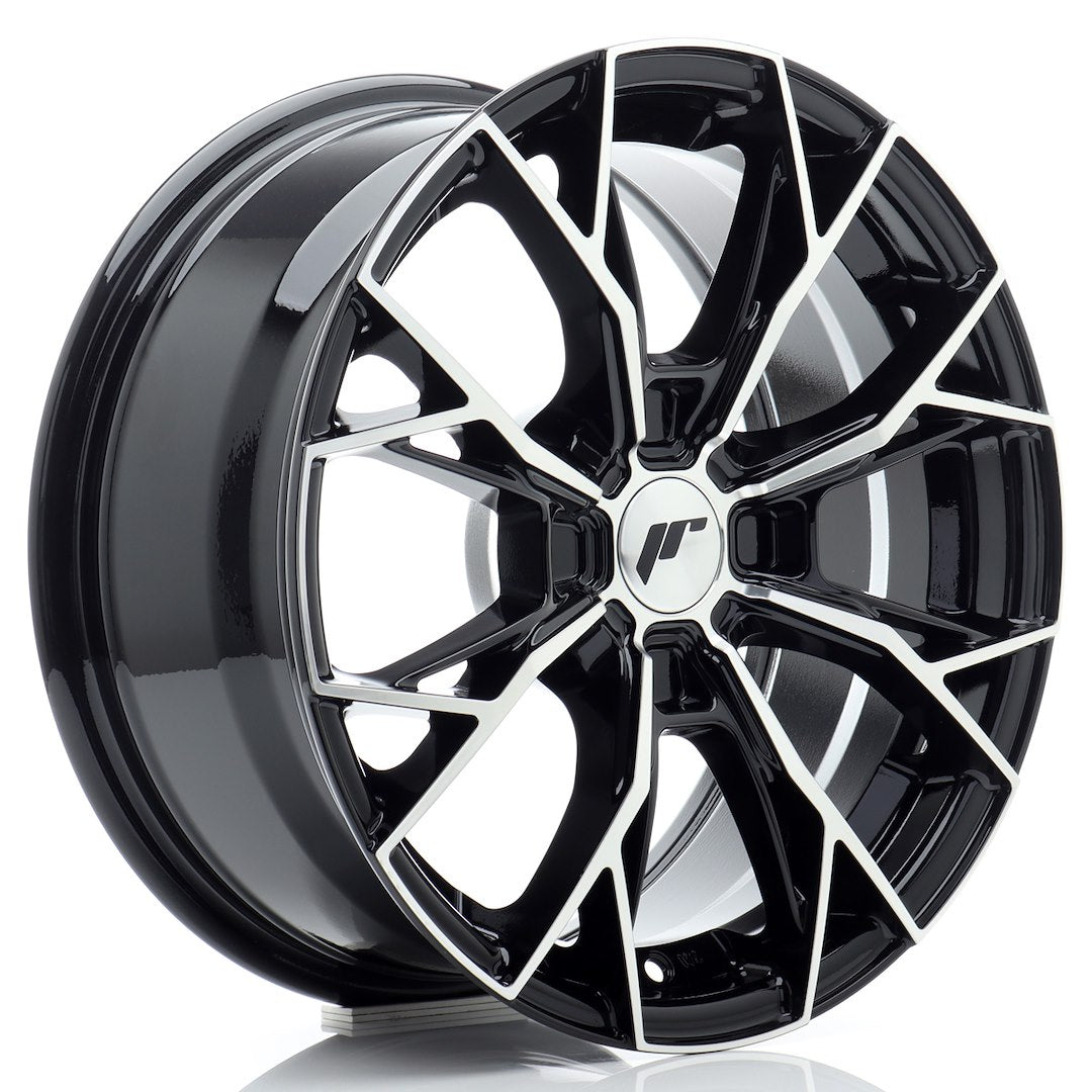 JR Wheels JR4916704X2067GBM - JR49 16x7 ET20-42 4H BLANK Gloss Black Machined Face