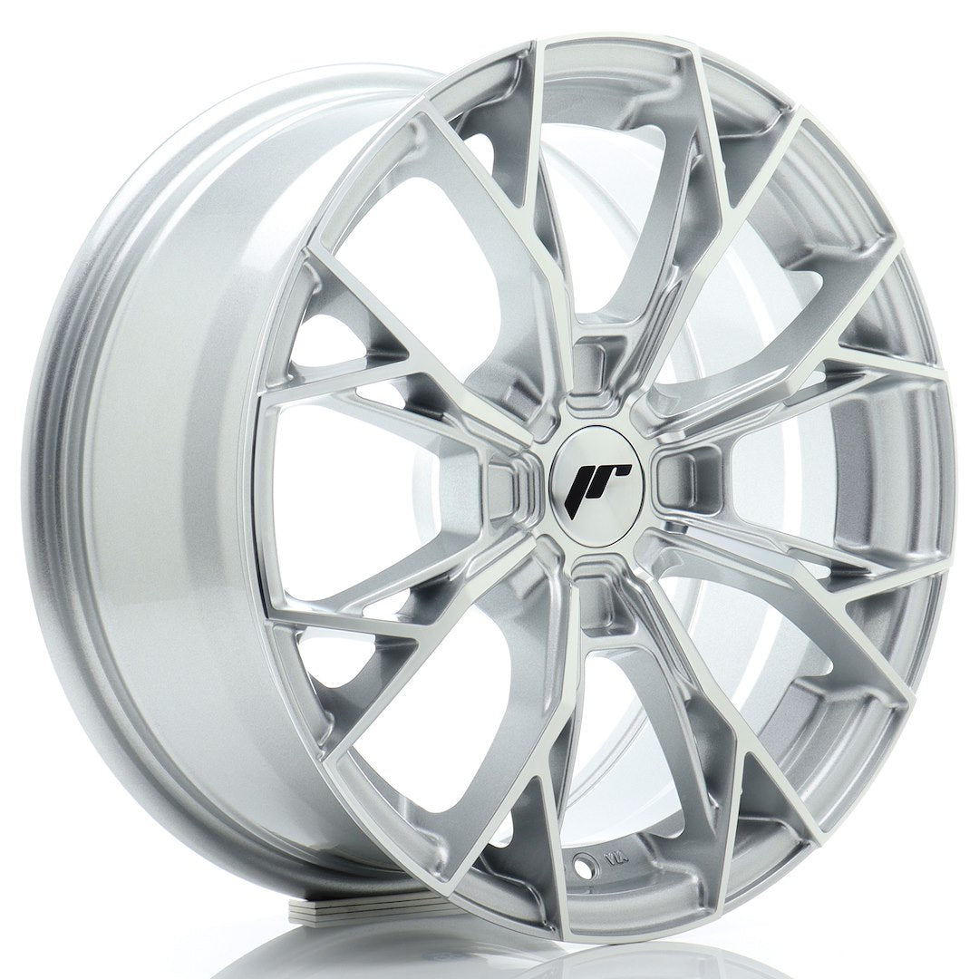 JR Wheels JR4916704X2067SM - JR49 16x7 ET20-42 4H BLANK Silver Machined Face