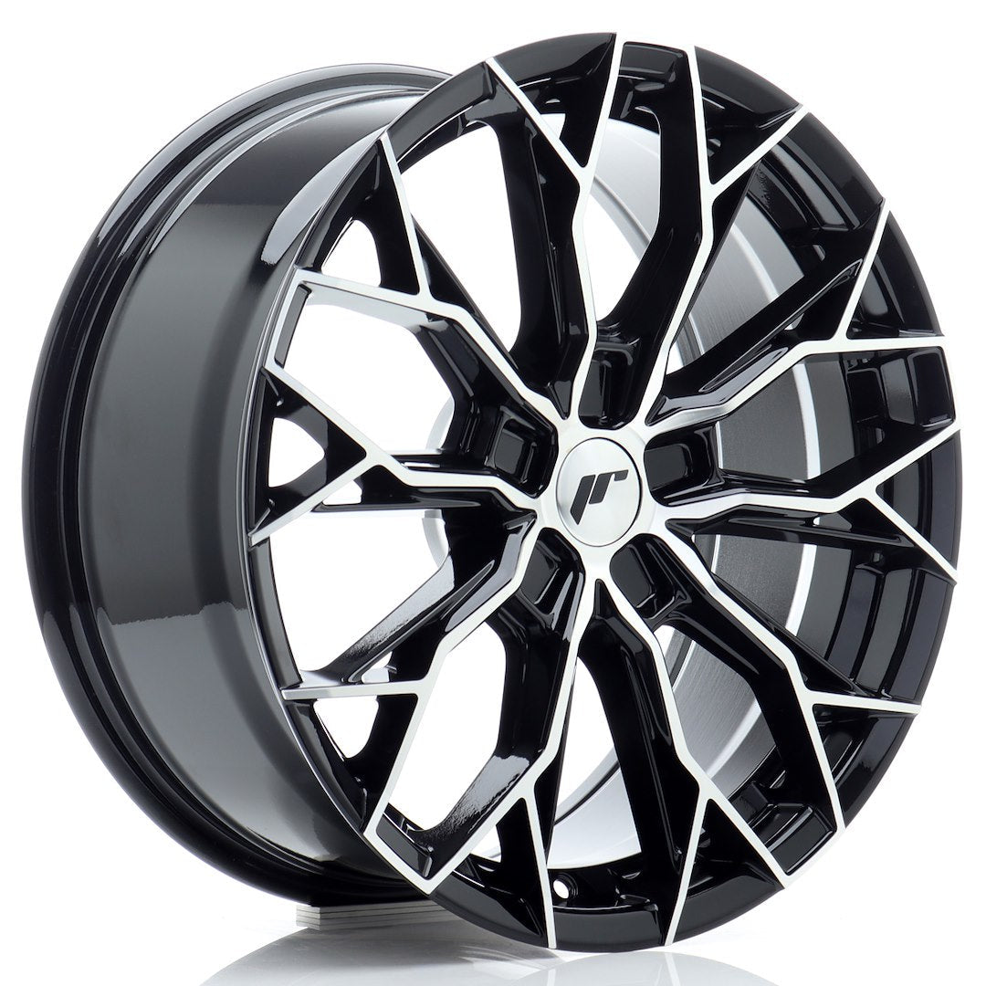 JR Wheels JR4918805X2072GBM - JR49 18x8 ET20-42 5H BLANK Gloss Black Machined Face