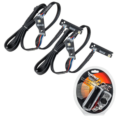 ORACLE Lighting Oracle 15-21 Nissan GT-R RGB+W (Lightning Bolt) Headlight DRL Upgrade Kit - ColorSHIFT