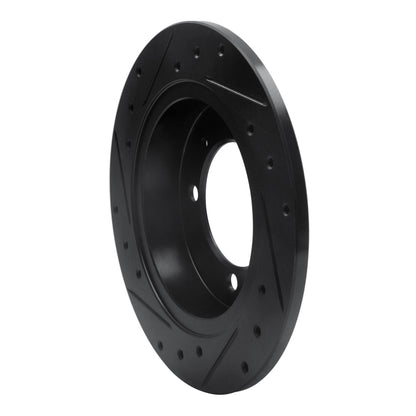 R1 Concepts R1 00-07 Mitsubishi SPace STAR (Mexico) Rear Right Drilled & Slotted Black Brake Rotor