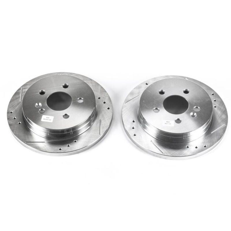 PowerStop Power Stop 98-03 Mercedes-Benz ML320 Rear Evolution Drilled & Slotted Rotors - Pair