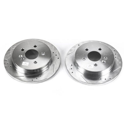 PowerStop Power Stop 98-03 Mercedes-Benz ML320 Rear Evolution Drilled & Slotted Rotors - Pair