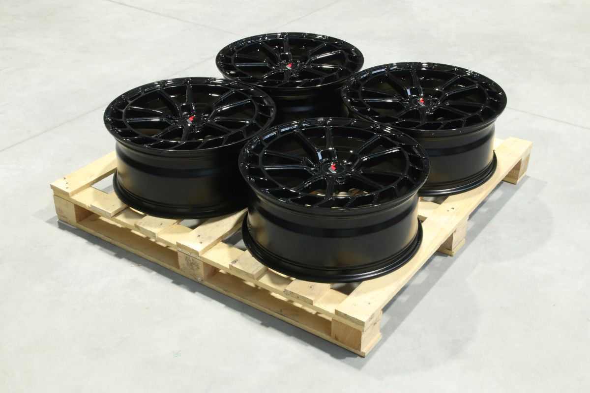 JR Wheels SET-JR#392 Set of JR45 20x8,5 ET45 5x112 Gloss Black
