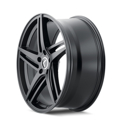 Kraze Wheels Kraze KR195 Milano 20x8.5 / 5x112 BP / 38mm Offset / 66.56mm Hub Satin Black Wheel