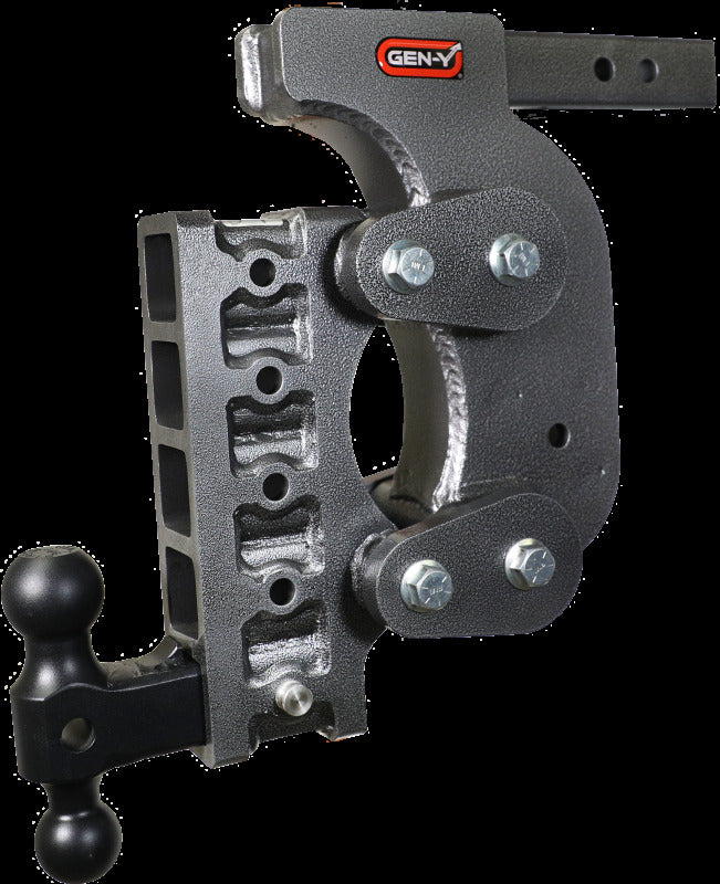 GEN-Y Hitch Gen-Y The Boss Torsion-Flex 2in Shank 15in Drop 16K Hitch w/GH-051 Dual-Ball/Stabilizer Kit