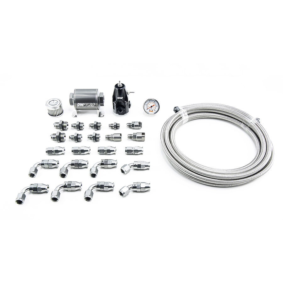 DEATSCHWERKS 6-608 DW400 PUMP MODULE RETURN PLUMBING KIT SS PTFE FOR 2001-15 HONDA CIVIC