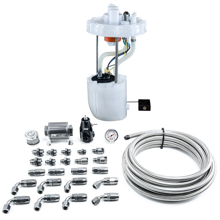 DEATSCHWERKS 9-401-607-7042 DW400 PUMP MODULE + RETURN KIT SS CPE FOR 9TH GEN 2012-15 HONDA CIVIC SI/ACURA ILX