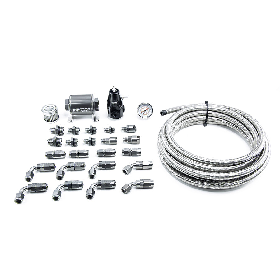 DEATSCHWERKS 6-607 DW400 PUMP MODULE RETURN PLUMBING KIT SS CPE FOR 2001-15 HONDA CIVIC