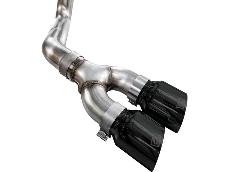 AWE Tuning AWE 21-25 Ford F150 (14th Gen Reg Cab) Cat-Back Exhaust - 4.5in Dual Side Exit Diamond Black Tips