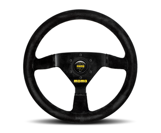 Momo MOD69 Steering Wheel 350 mm - Black Suede/Black Spokes